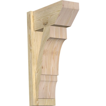 Ekena Millwork Balboa Slat Rough Sawn Outlooker, Douglas Fir, 8"W x 16"D x 28"H OUT08X16X28BOA06RDF